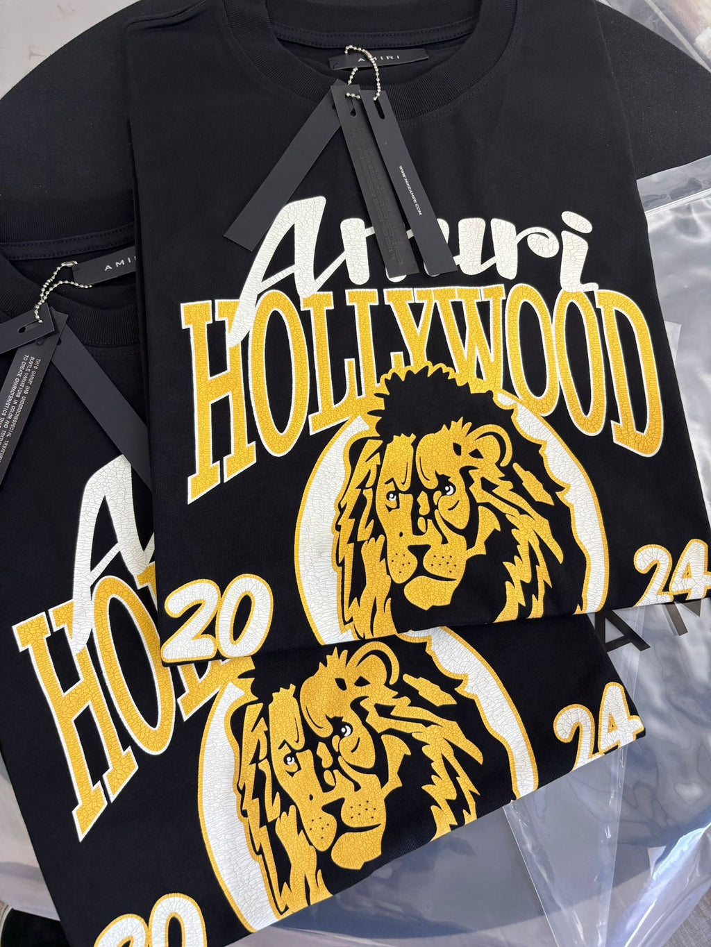 AMRI Black High Lion Skater T-Shirt