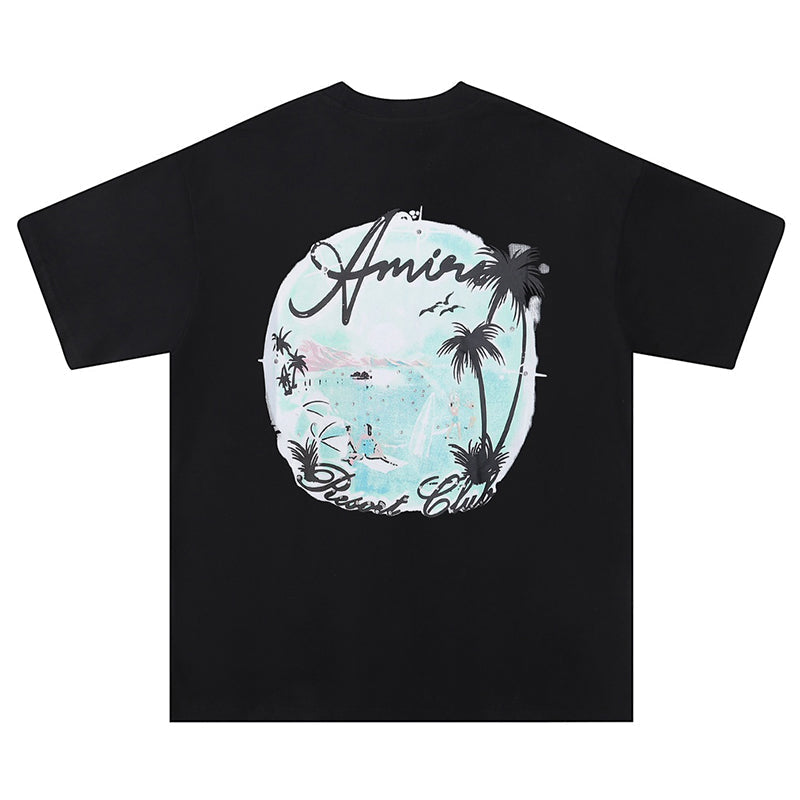AMRI Paradise Airbrush Cotton T-Shirt