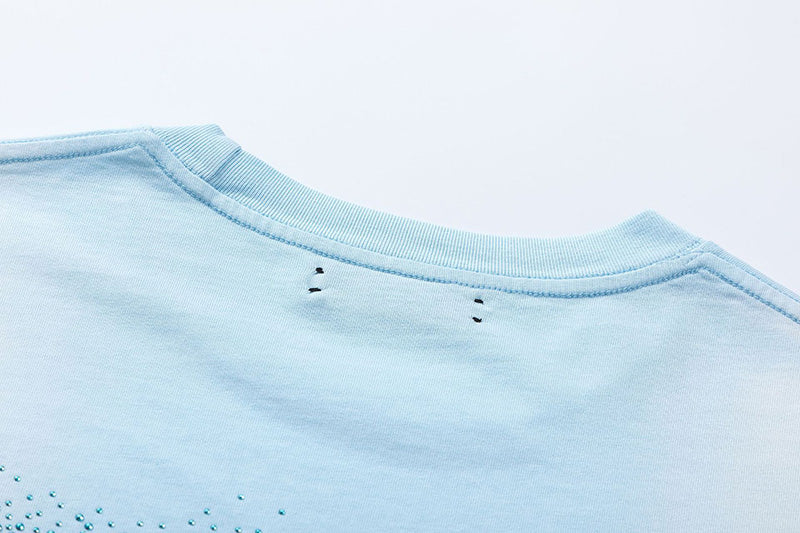 AMRI Alphabet star embellished glitter print T-shirts