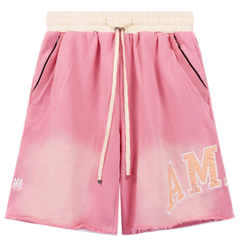 AMRI Straight-Leg Logo-Appliquéd Cotton-Jersey Shorts