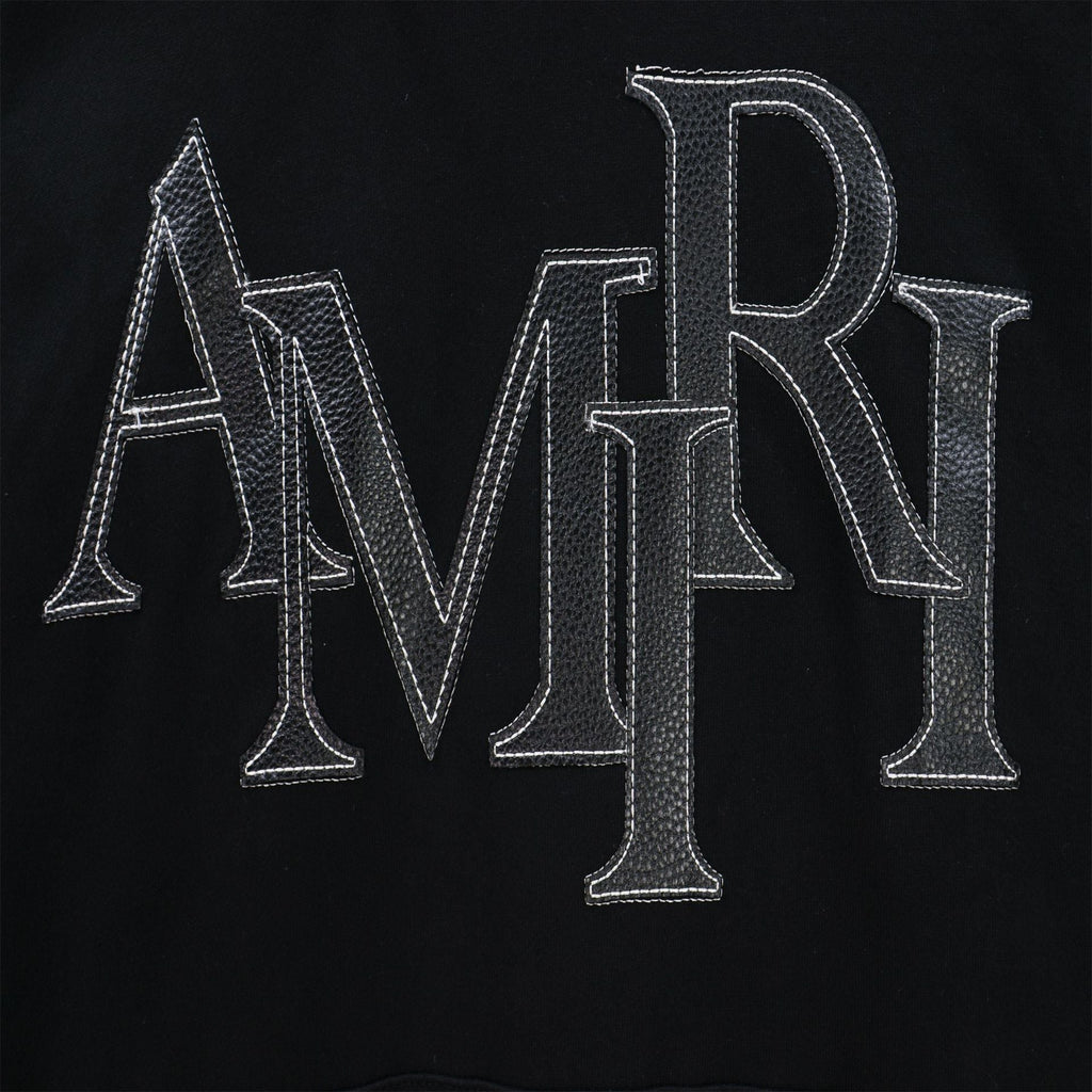 AMRl logo-applique cotton Hoodies