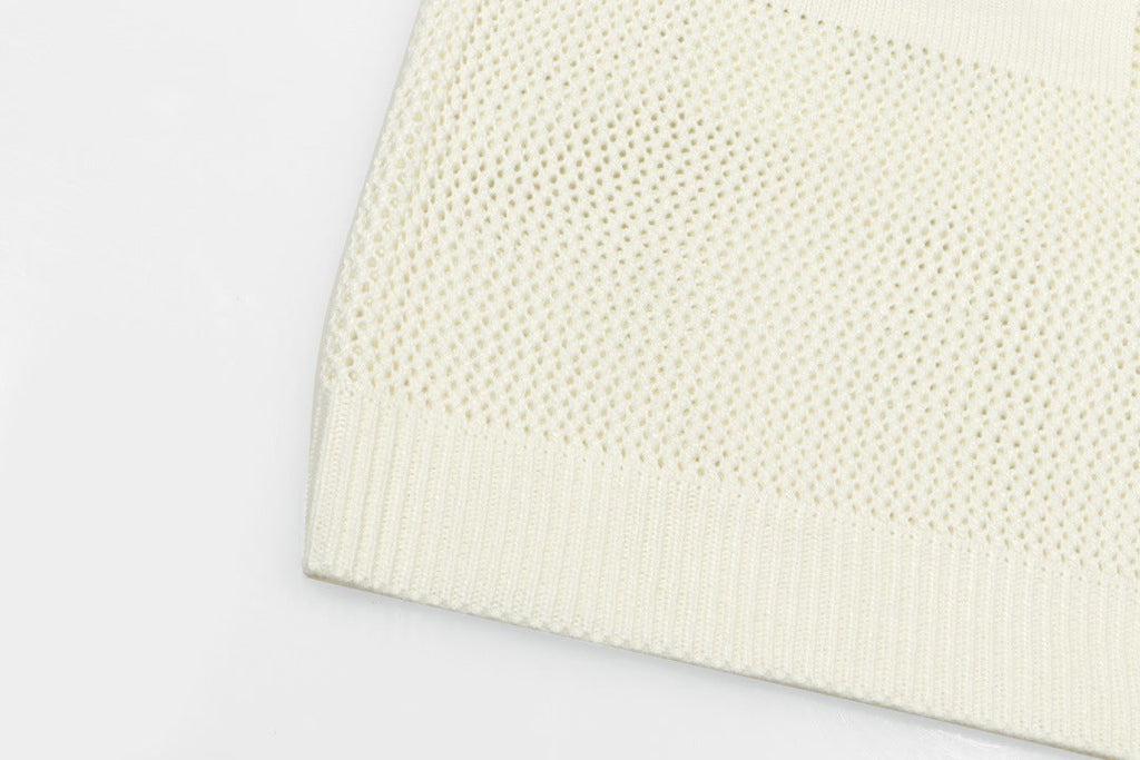 AMRI 22 Crew Open Stitch Sweaters