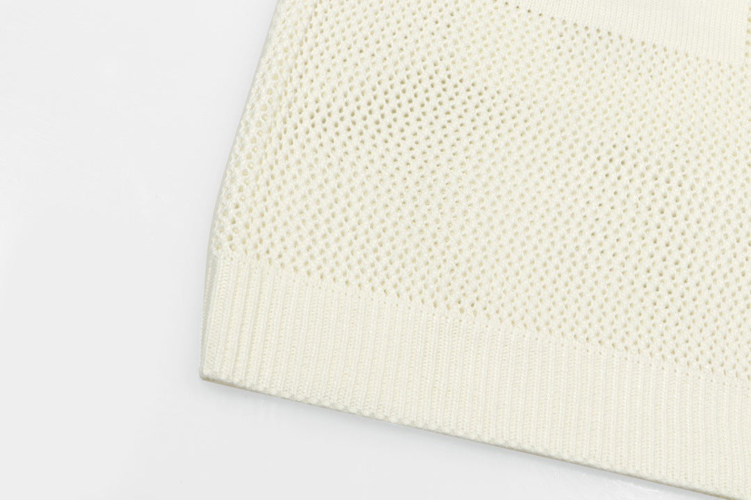 AMRI 22 Crew Open Stitch Sweaters