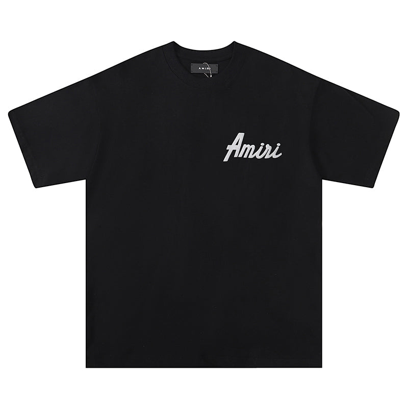 AMRI White Cotton T-shirt