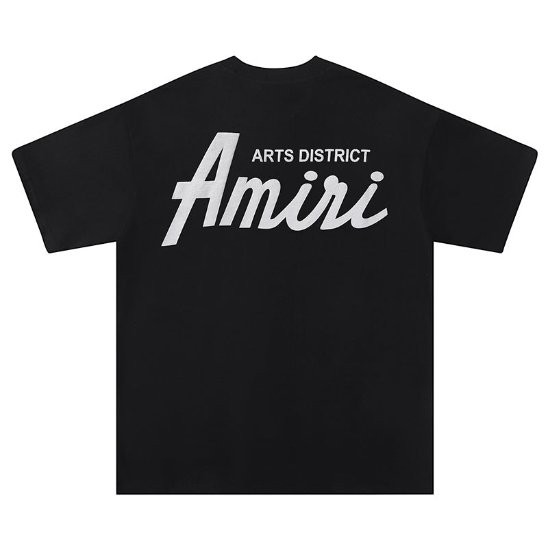 AMRI White Cotton T-shirt
