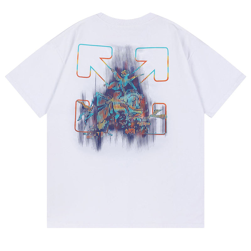 OFF-WHITE Cotton Cherub Print T-Shirts