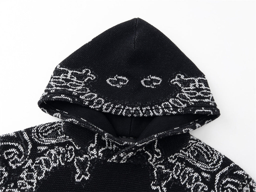 AMRI Black Bandana B-Ball Hoodie