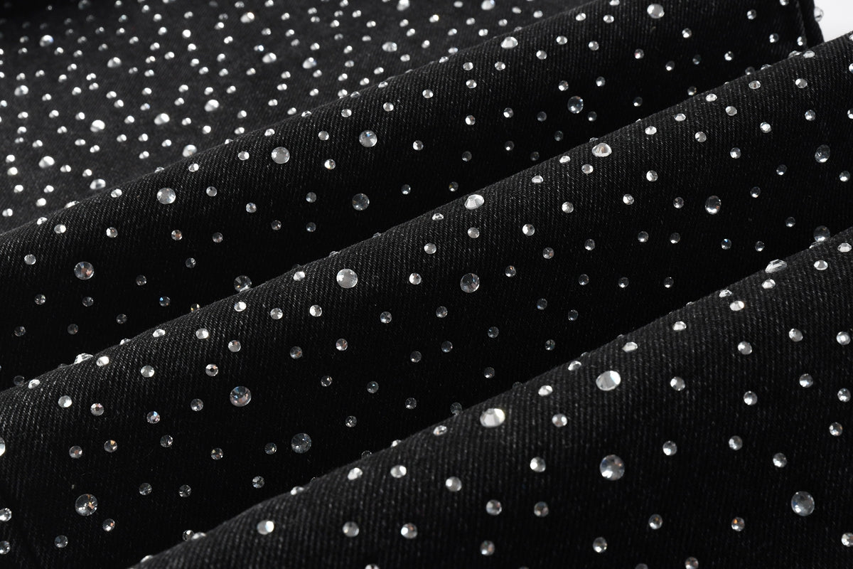 Purple Brand Crystal Diamond Jeans #9128