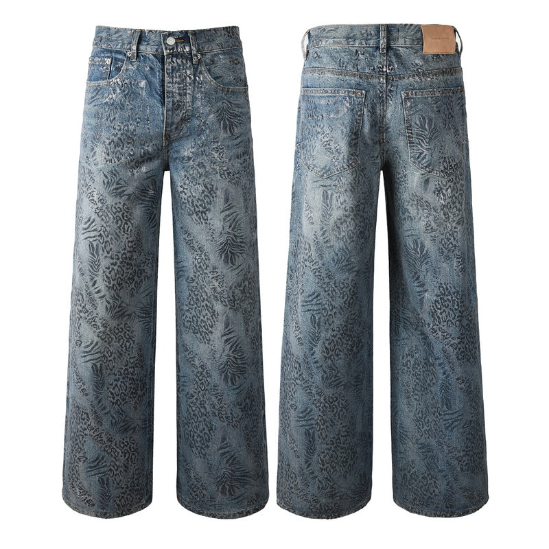 Purple Brand Crystal Diamond Jeans #100