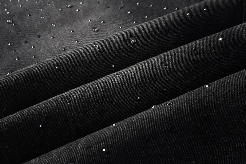 Purple Brand Crystal Diamond Jeans #105