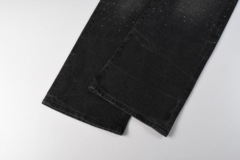 Purple Brand Crystal Diamond Jeans #105