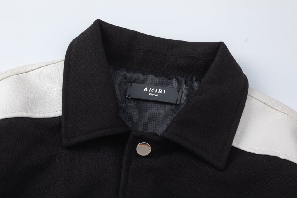 AMRl Varsity Logo-Embroidered Jacket
