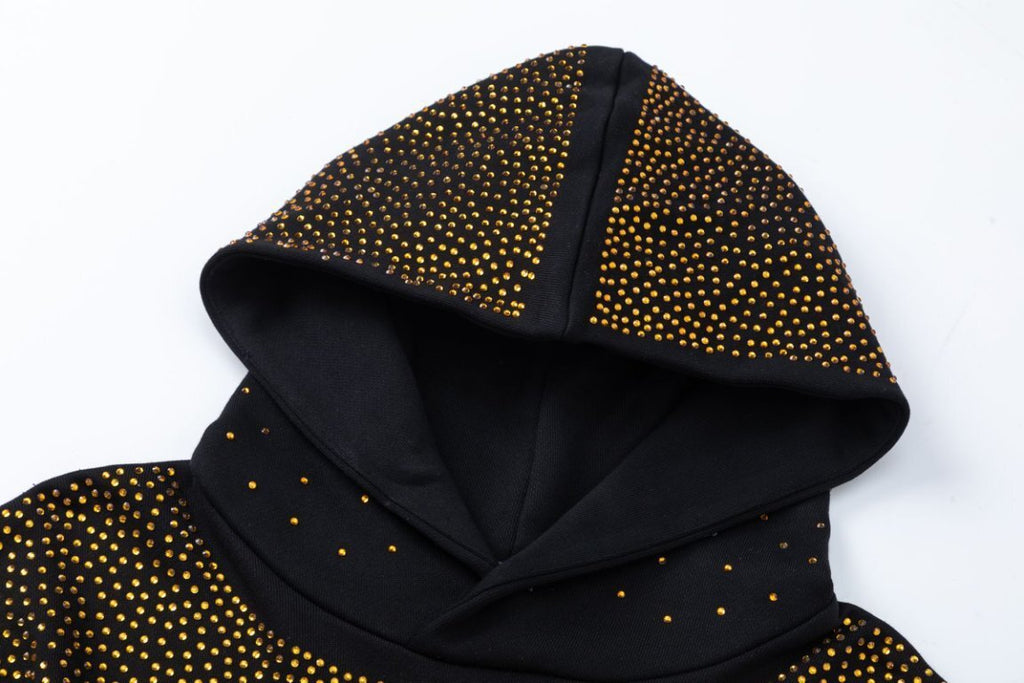 AMRI Crystal-Embellished Hoodie