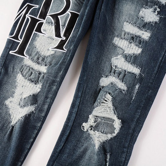 AMRI Patchwork Jeans #1324