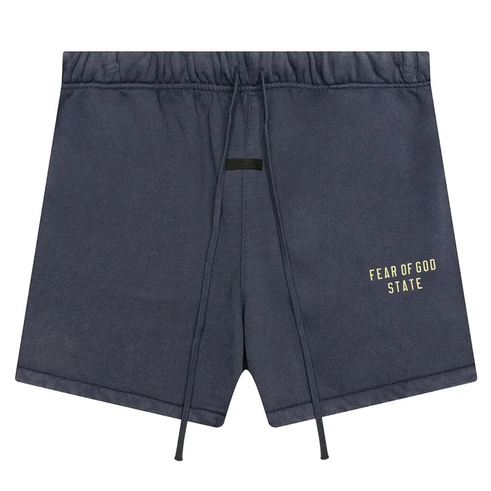 Fear of God Essentials Heavy Fleece Soccer Shorts Marine