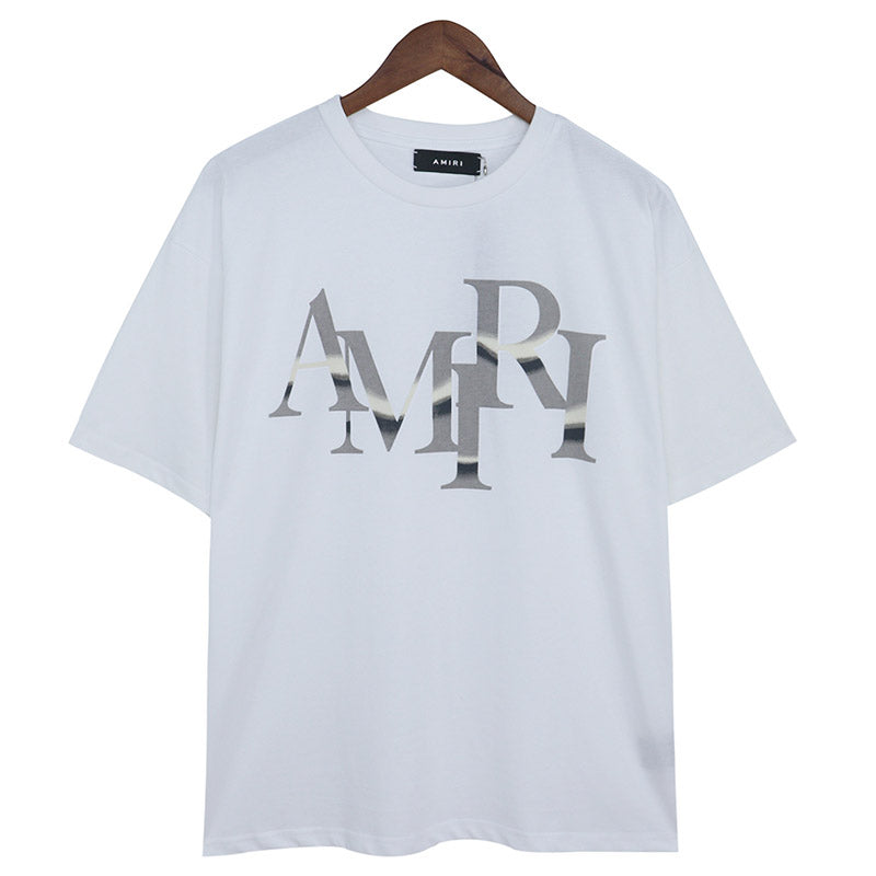 AMRI Staggered Logo-Print Cotton-Jersey T-Shirts
