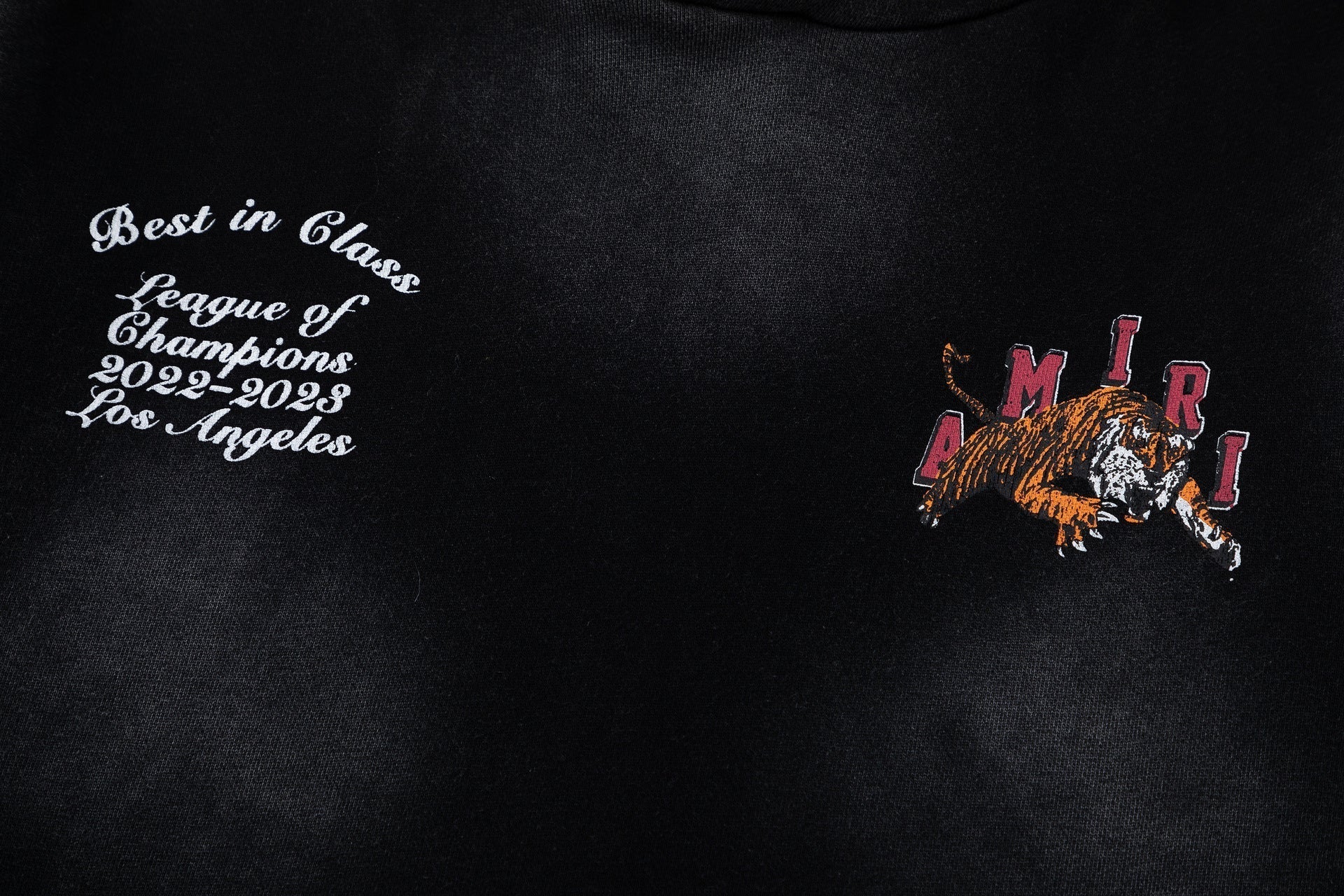 AMRI Vintage Tiger Varsity Hoodie Thickening