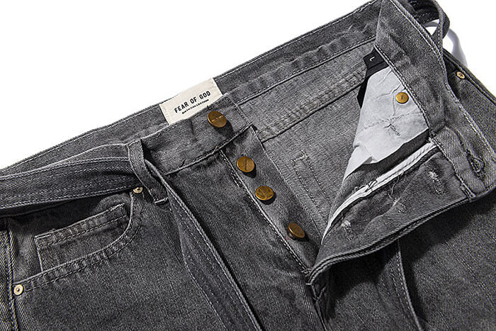 Fear of God Essentials Jeans - Distressed Slim Fit