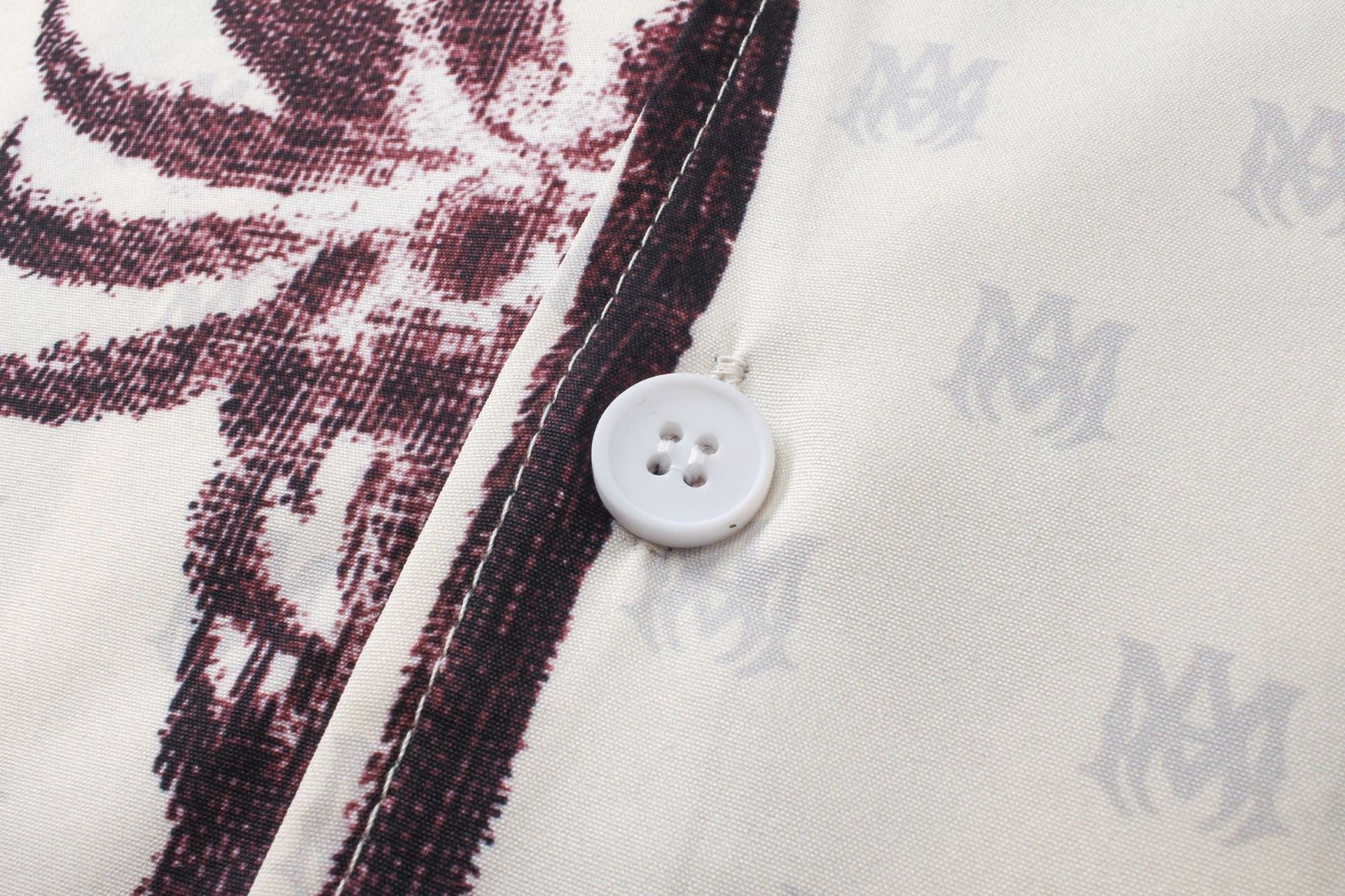 AMRI Twisted Palms silk shirt