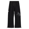 AMRI Leather Logo Cotton-Jersey Pant
