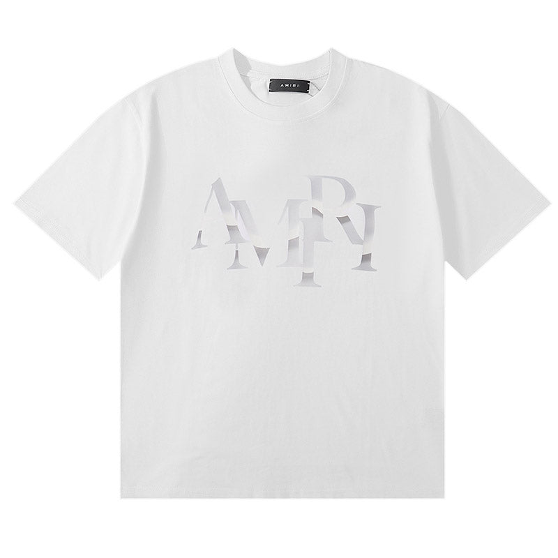 AMRI Staggered Logo-Print Cotton-Jersey T-Shirts