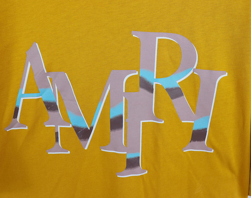 AMRI Staggered Logo-Print Cotton-Jersey T-Shirts