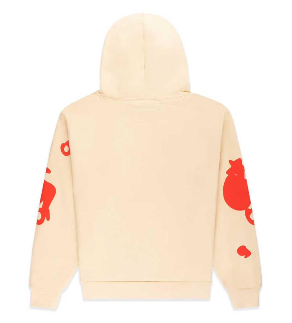 Sp5der Beluga Hoodie Cream/Red