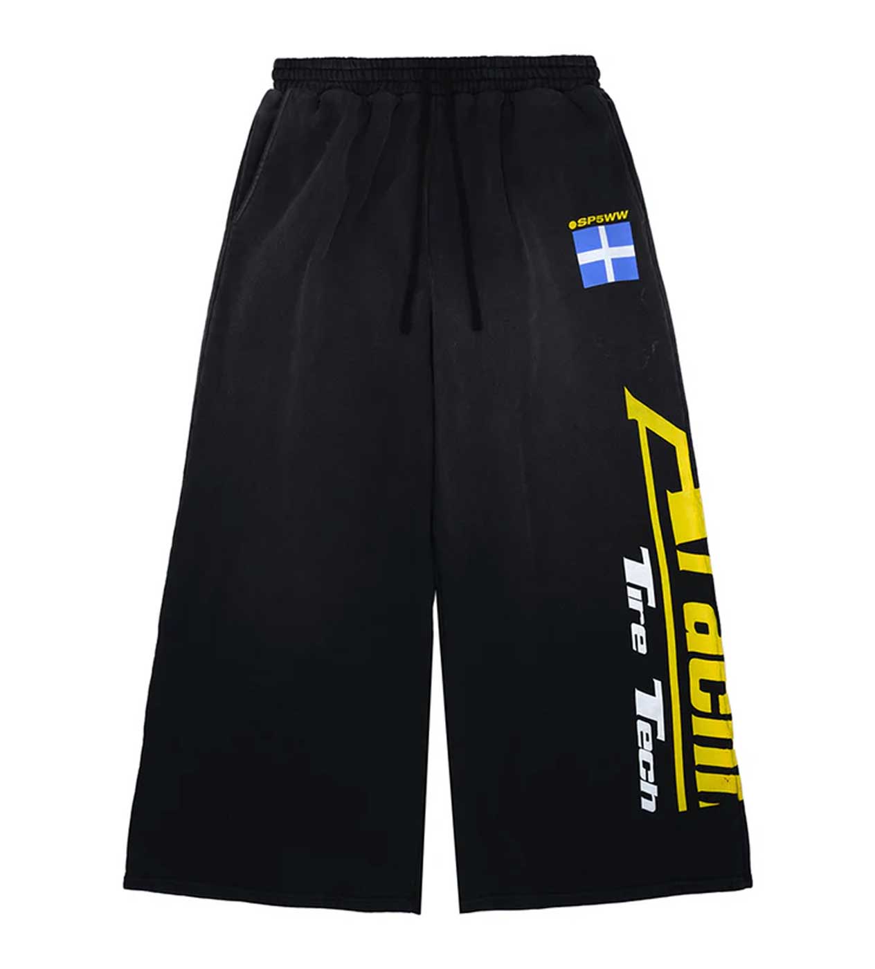 Sp5der Jumbo Sweatpants Black