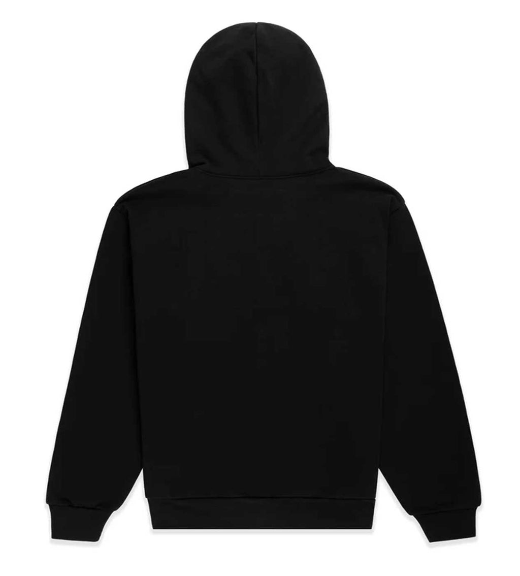Sp5der OG Web Studded Zip Hoodie Black
