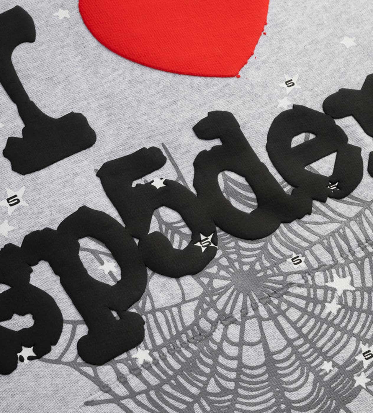 Sp5der Souvenir Hoodie Heather Grey