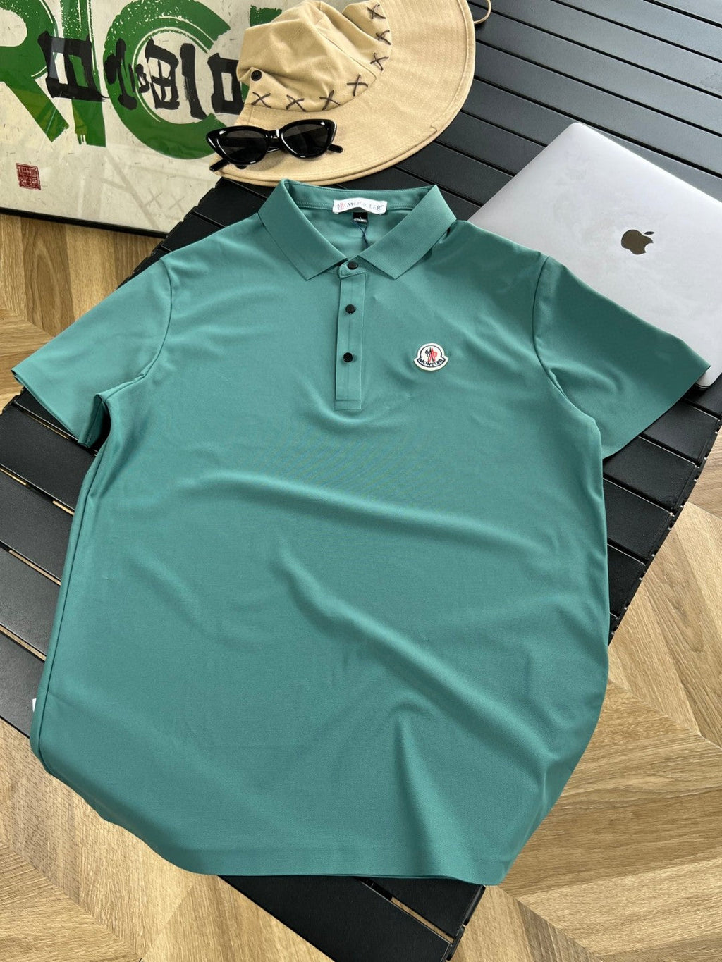Moncler Patch Embroidered Logo Polo Shirt – 25SS Collection