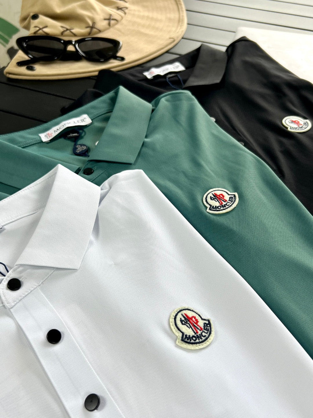Moncler Patch Embroidered Logo Polo Shirt – 25SS Collection