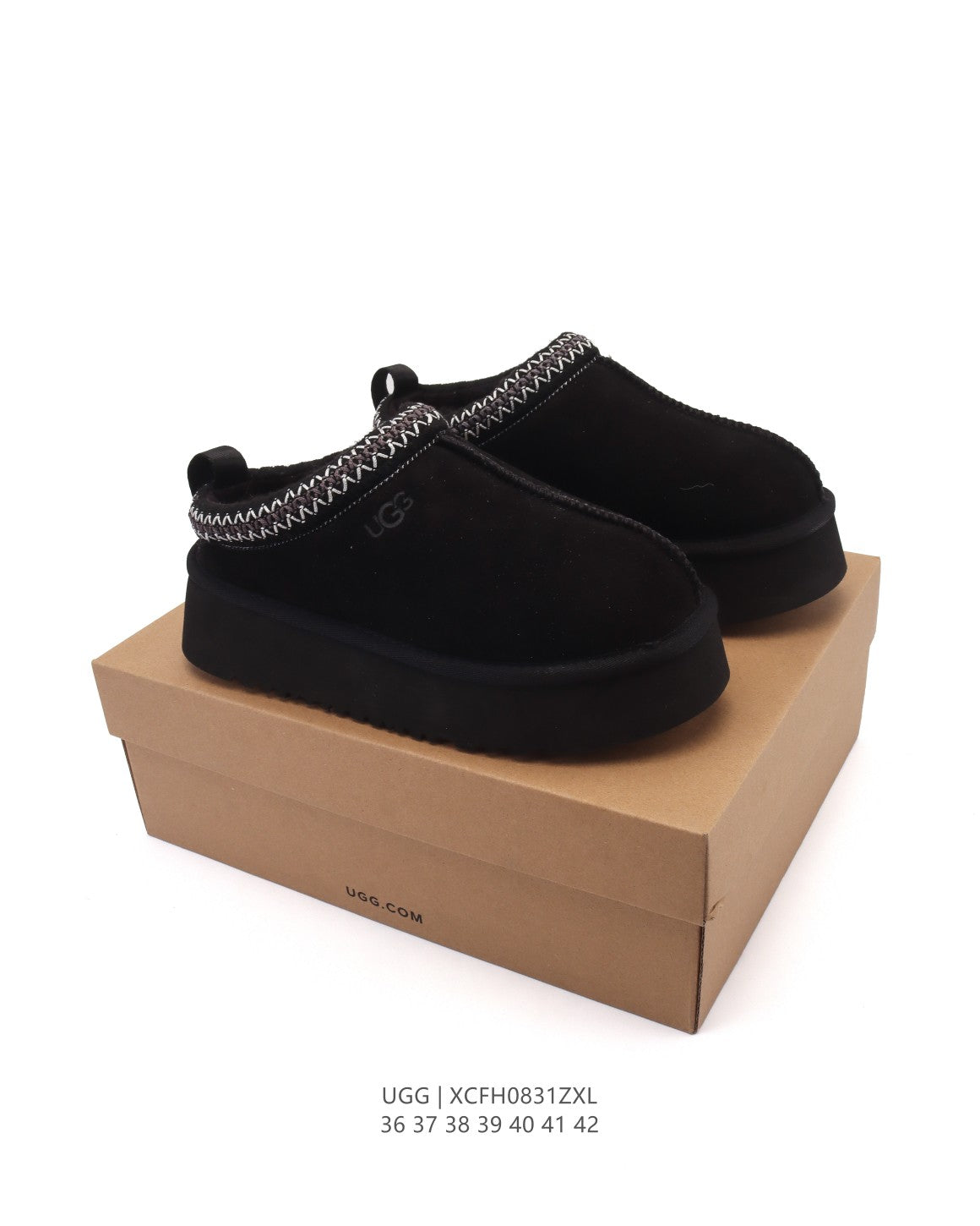 UGG Wool-Lined Winter Slippers