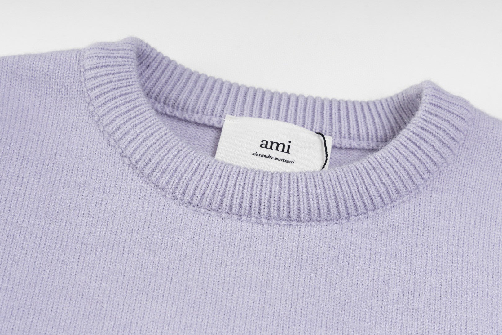 AMI Paris Classic Jacquard Heart Crewneck Sweater – 2025SS