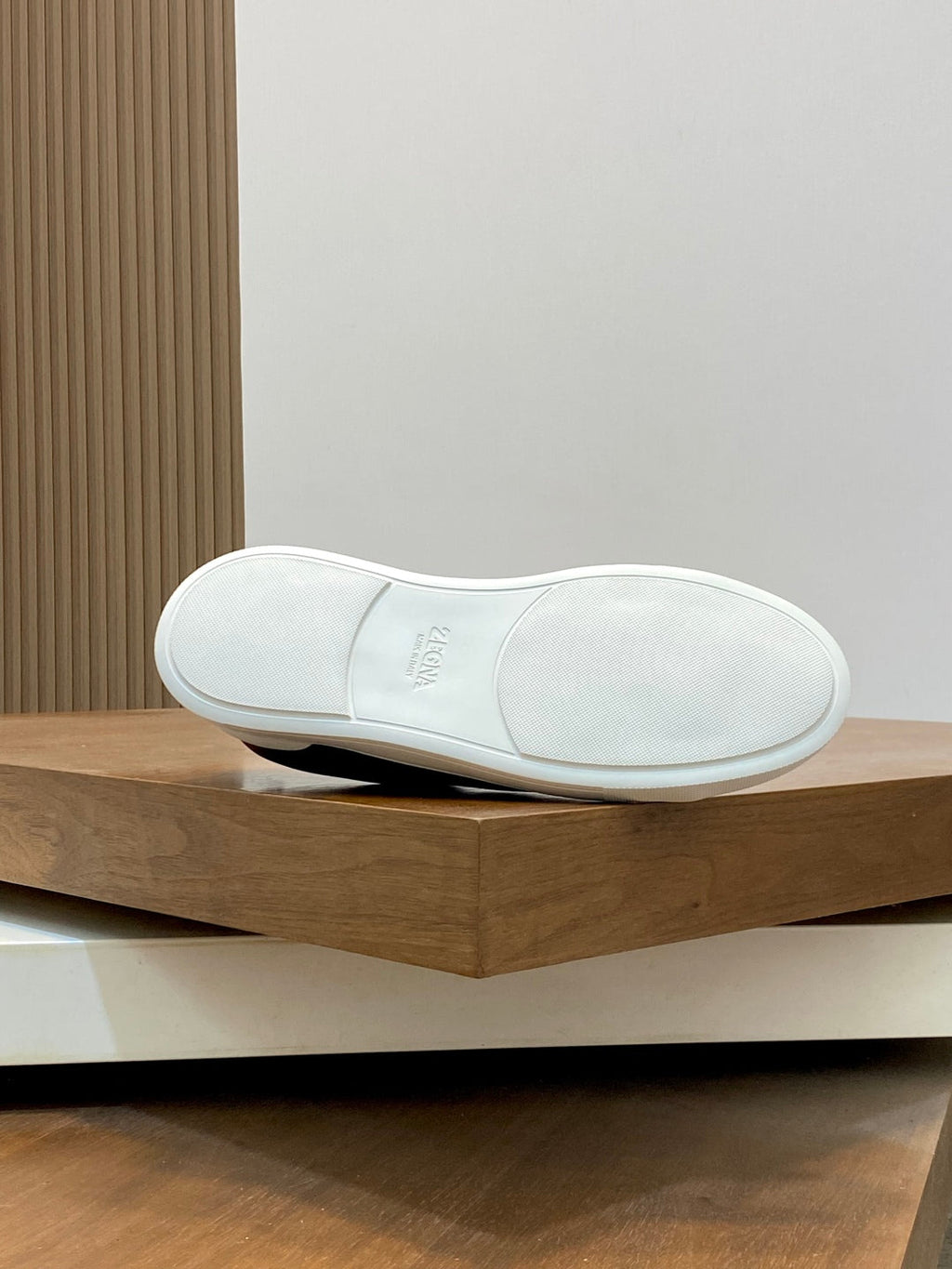 Ermenegildo Zegna Triple Stitch Deer Leather Sneakers