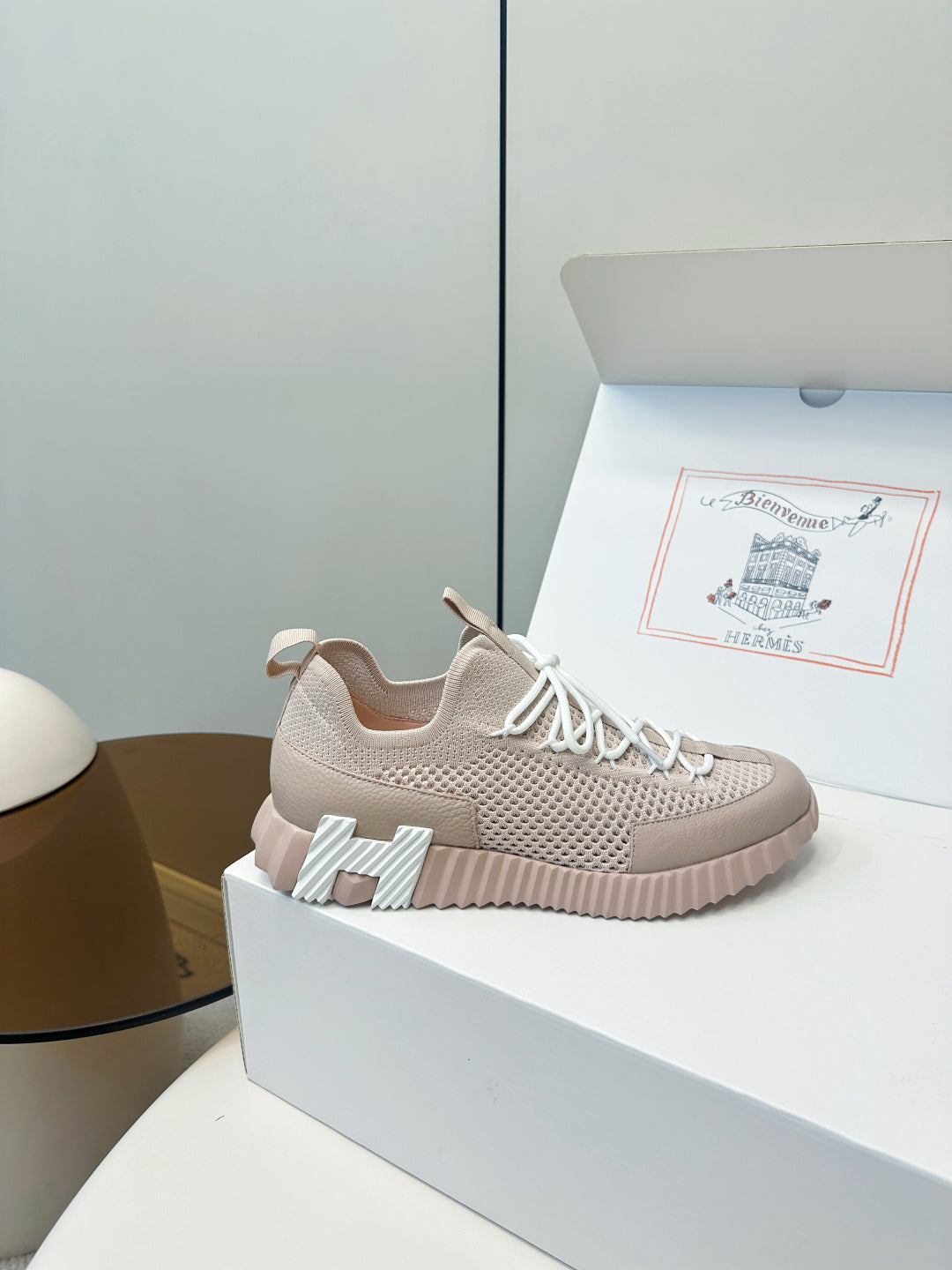 Hermes Classic Couple's Casual Sneakers