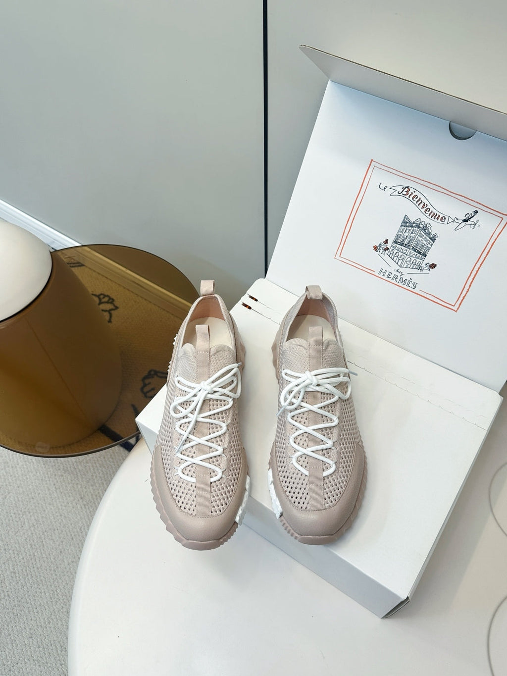 Hermes Classic Couple's Casual Sneakers