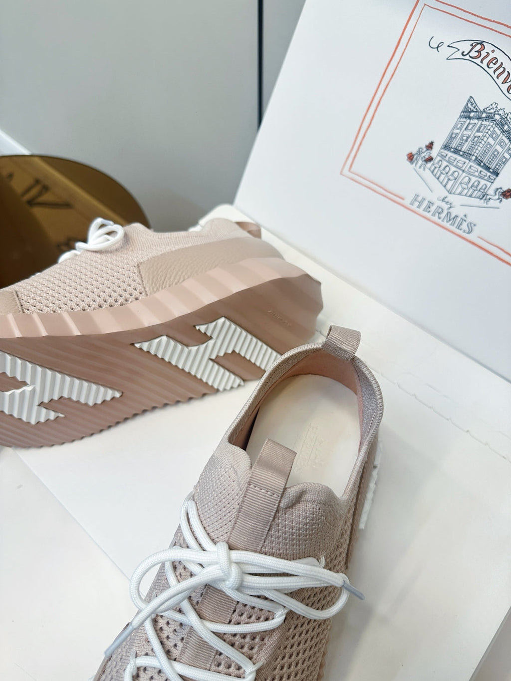 Hermes Classic Couple's Casual Sneakers