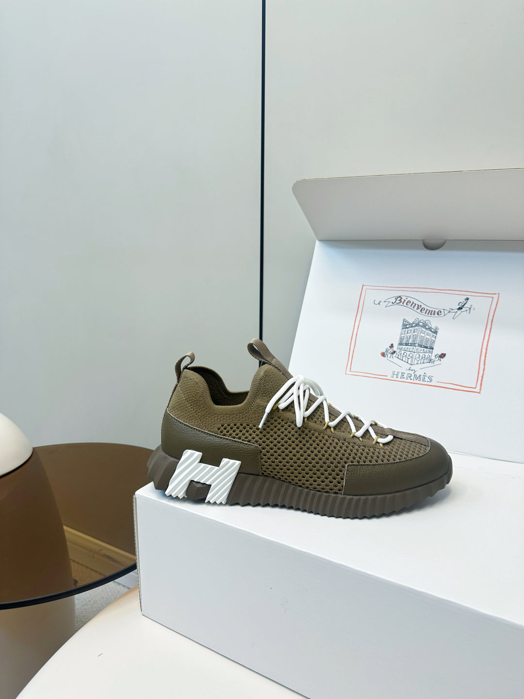 Hermes Classic Couple's Casual Sneakers