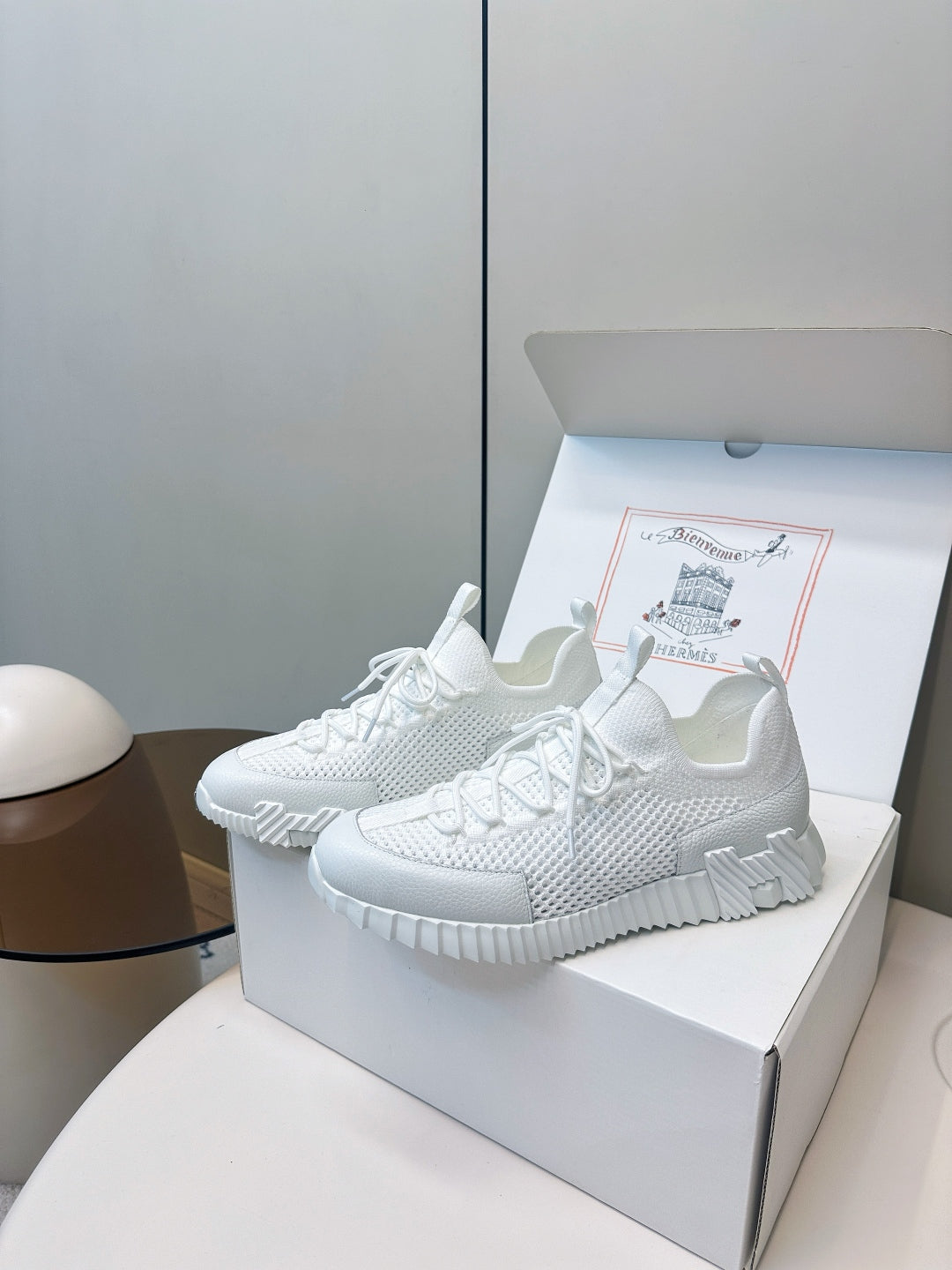 Hermes Classic Couple's Casual Sneakers