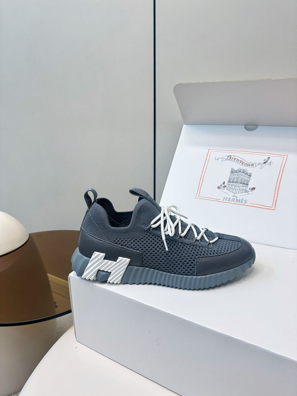 Hermes Classic Couple's Casual Sneakers
