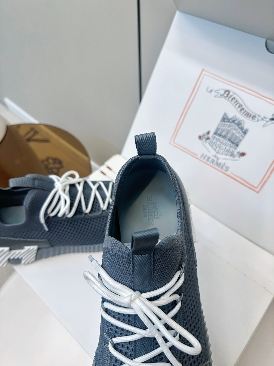 Hermes Classic Couple's Casual Sneakers