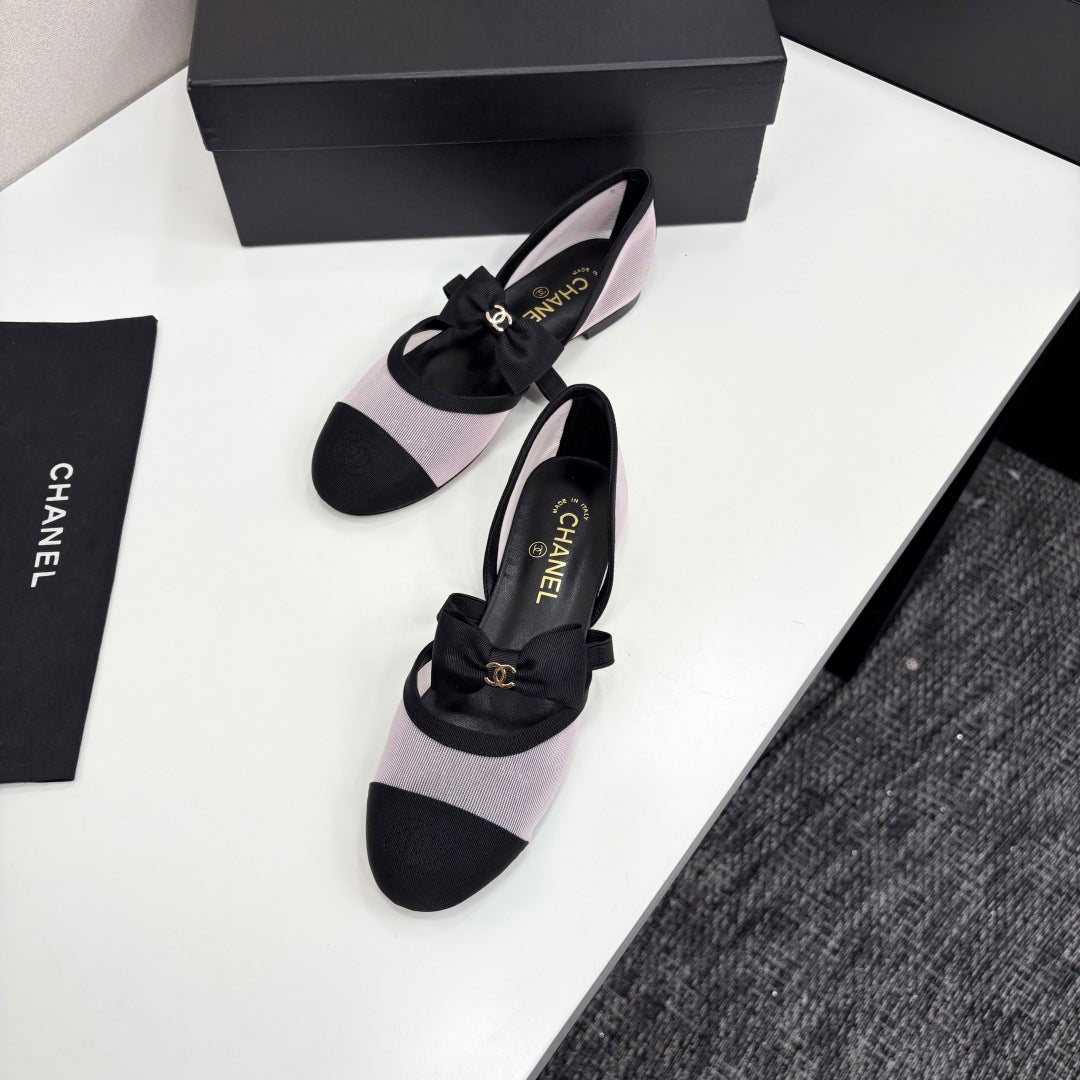 Chanel 2025 Hollow Bow Ballet Flats – 2025 Collection