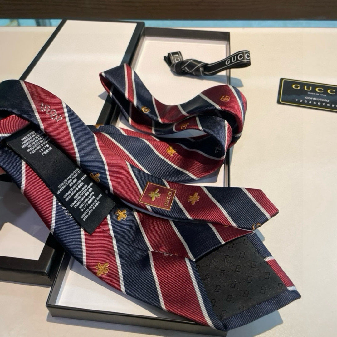 Gucci Men's Bee Silk Tie