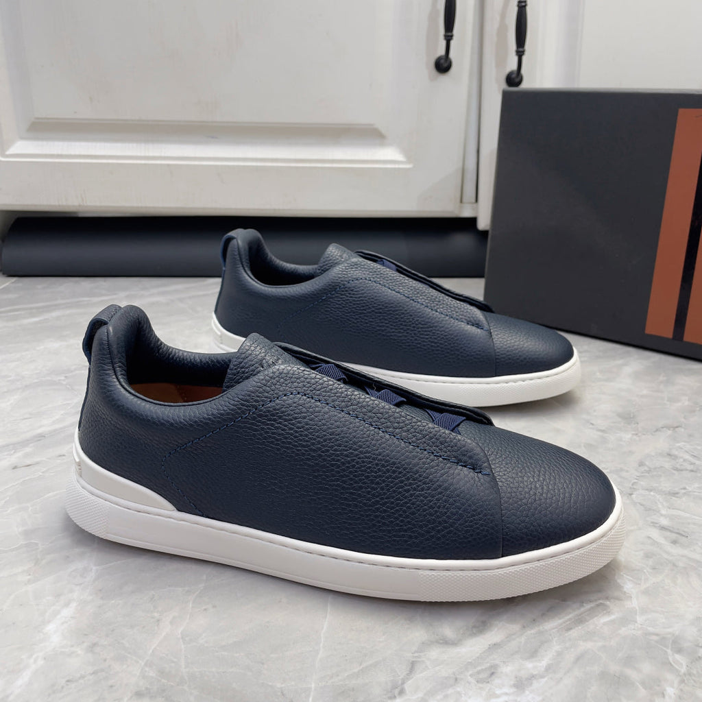 Zegna Triple Stitch Low-Top Sneakers