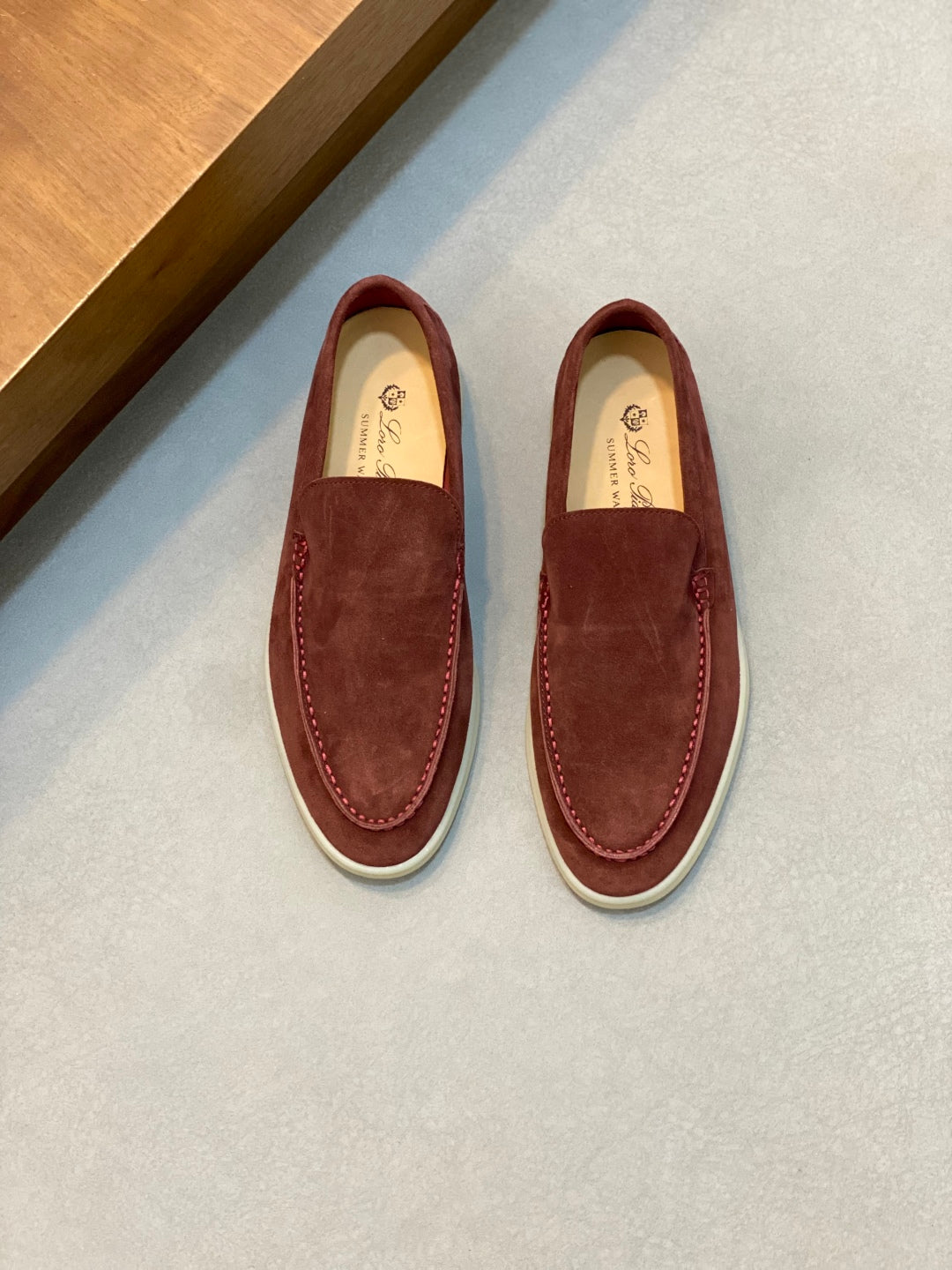 Loro Piana Suede Leather Slip-On Loafers – Unisex