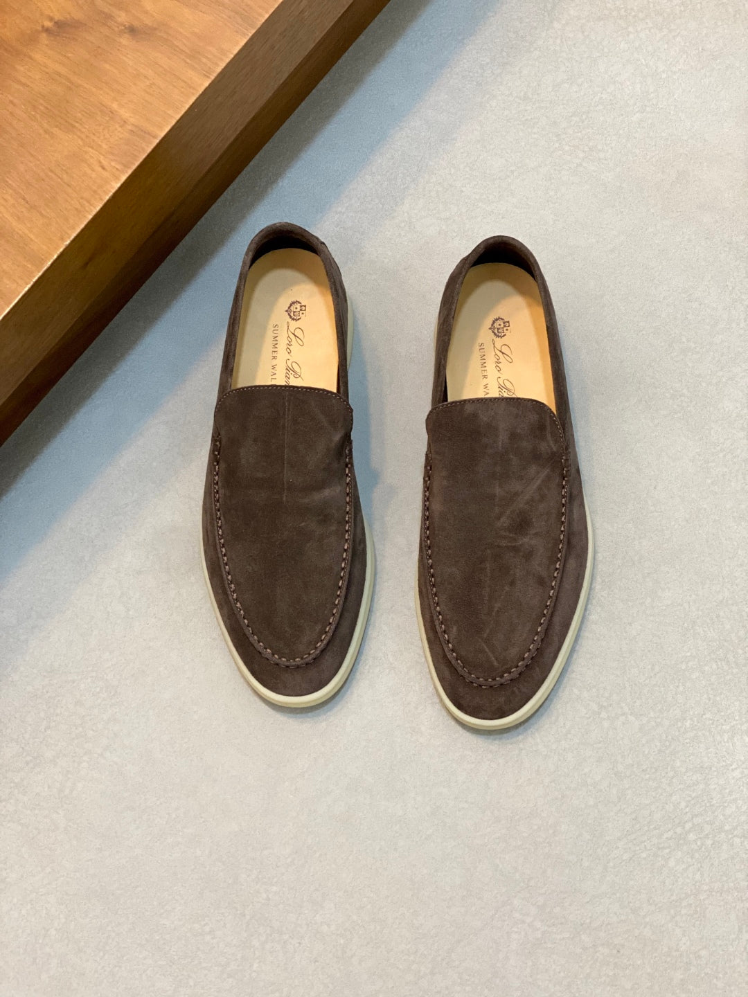 Loro Piana Suede Leather Slip-On Loafers – Unisex