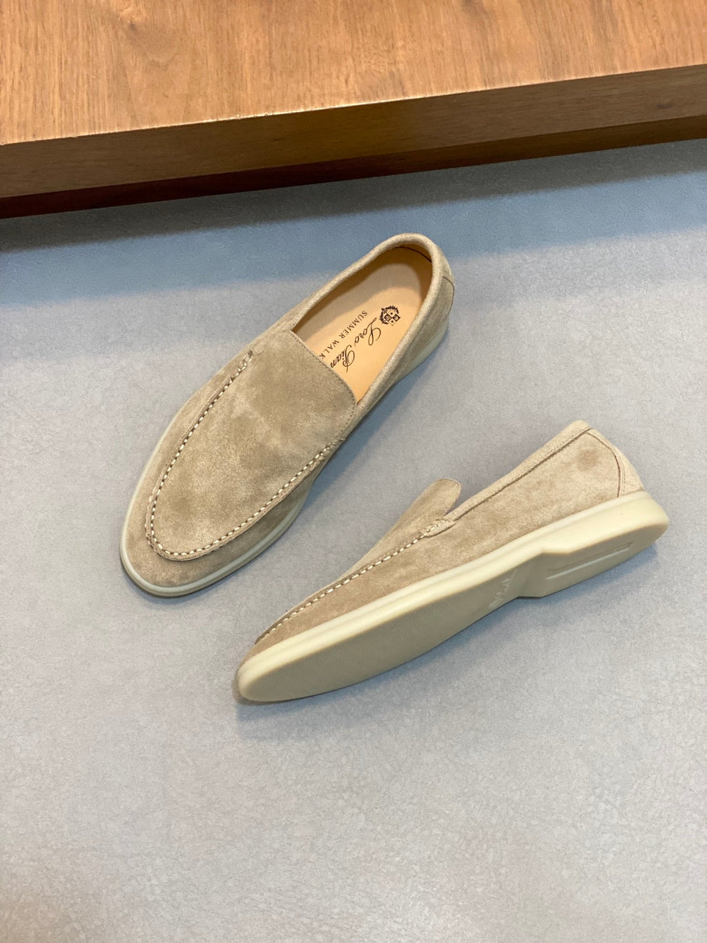 Loro Piana Suede Leather Slip-On Loafers – Unisex