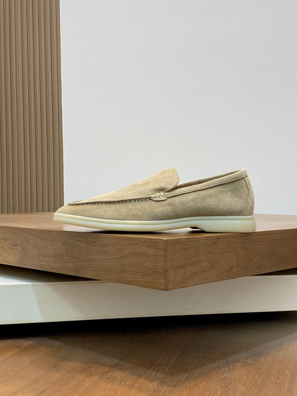 Loro Piana Suede Leather Slip-On Loafers – Unisex