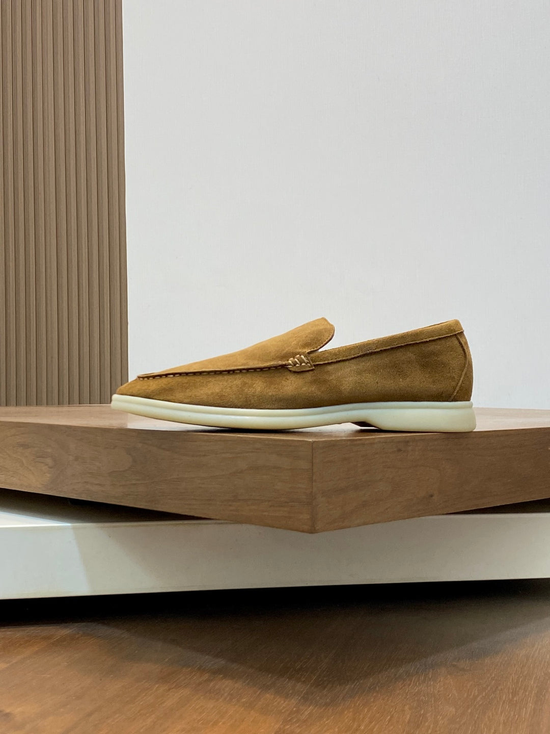 Loro Piana Suede Leather Slip-On Loafers – Unisex